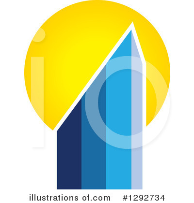 Royalty-Free (RF) Skyscraper Clipart Illustration by ColorMagic - Stock Sample #1292734