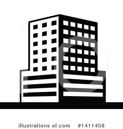Royalty-Free (RF) Skyscraper Clipart Illustration by dero - Stock Sample #1411458