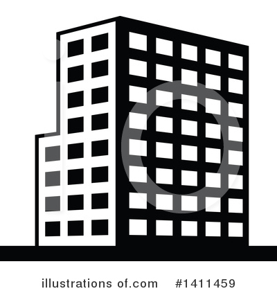 Royalty-Free (RF) Skyscraper Clipart Illustration by dero - Stock Sample #1411459