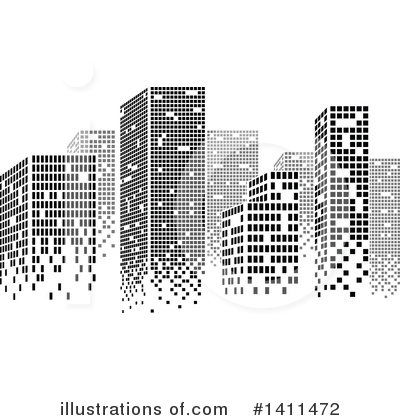 Royalty-Free (RF) Skyscraper Clipart Illustration by dero - Stock Sample #1411472