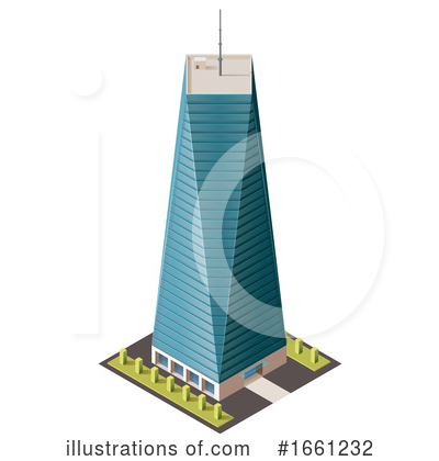 Royalty-Free (RF) Skyscraper Clipart Illustration by Vector Tradition SM - Stock Sample #1661232