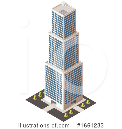 Royalty-Free (RF) Skyscraper Clipart Illustration by Vector Tradition SM - Stock Sample #1661233