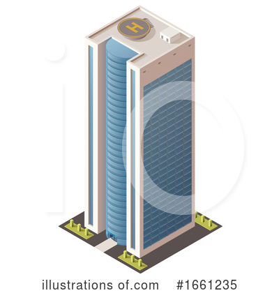 Royalty-Free (RF) Skyscraper Clipart Illustration by Vector Tradition SM - Stock Sample #1661235