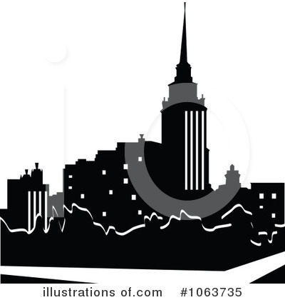 Skyline Clipart #1063735 by Vector Tradition SM