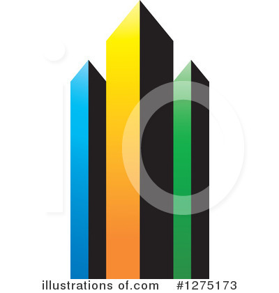 Skyscrapers Clipart #1275173 by Lal Perera