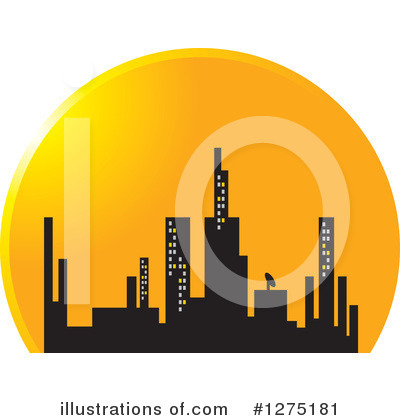 Skyscrapers Clipart #1275181 by Lal Perera
