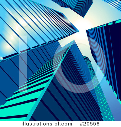 Royalty-Free (RF) Skyscrapers Clipart Illustration by Tonis Pan - Stock Sample #20556