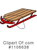 Sled Clipart #1106638 by Cartoon Solutions