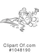 Sledding Clipart #1048190 by toonaday