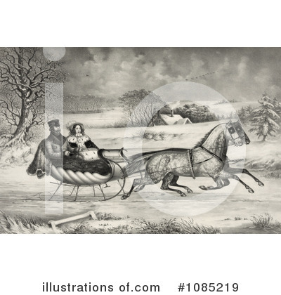 Royalty-Free (RF) Sleds Clipart Illustration by JVPD - Stock Sample #1085219