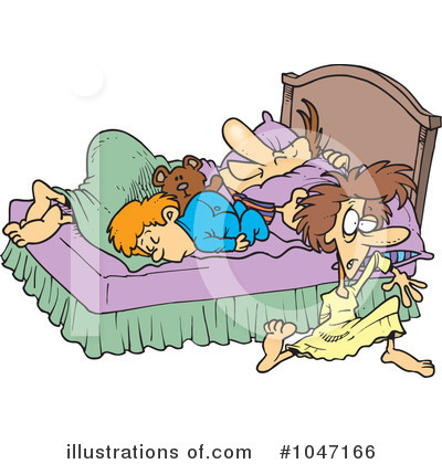 Bed Clipart #1047166 by toonaday