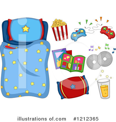 Sleeping Bag Clipart #1212365 by BNP Design Studio