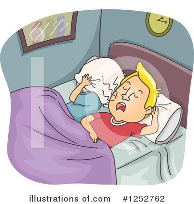 Royalty-Free (RF) Sleeping Clipart Illustration by BNP Design Studio - Stock Sample #1252762