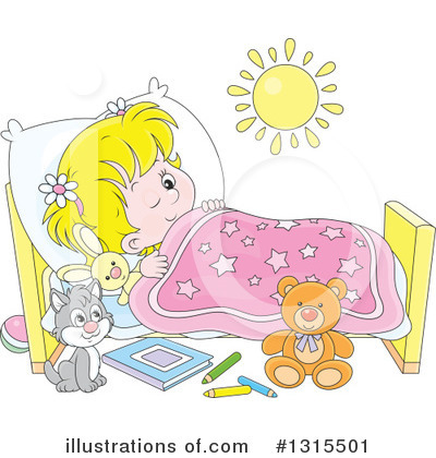 Bed Time Clipart #1315501 by Alex Bannykh
