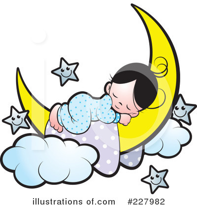 Royalty-Free (RF) Sleeping Clipart Illustration by Lal Perera - Stock Sample #227982