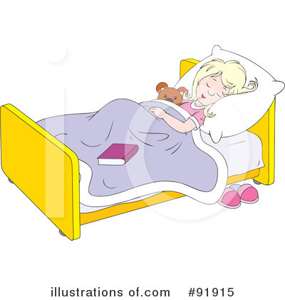 Royalty-Free (RF) Sleeping Clipart Illustration by Alex Bannykh - Stock Sample #91915