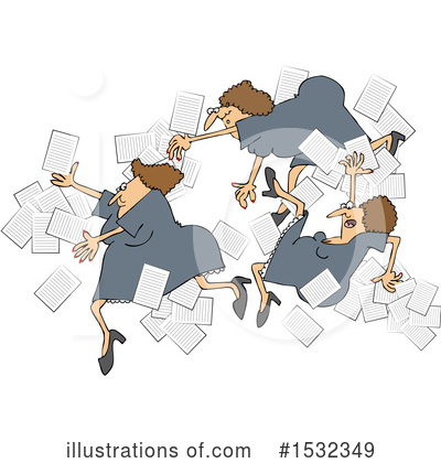 Royalty-Free (RF) Slipping Clipart Illustration by djart - Stock Sample #1532349