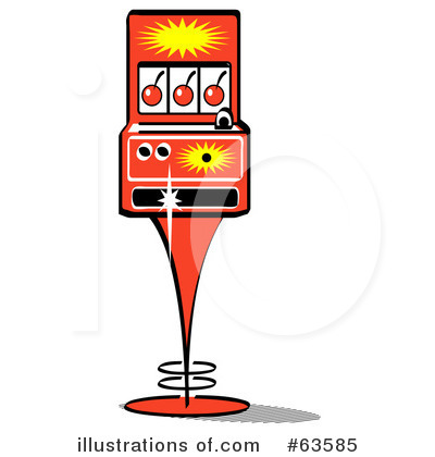 Royalty-Free (RF) Slot Machine Clipart Illustration by Andy Nortnik - Stock Sample #63585