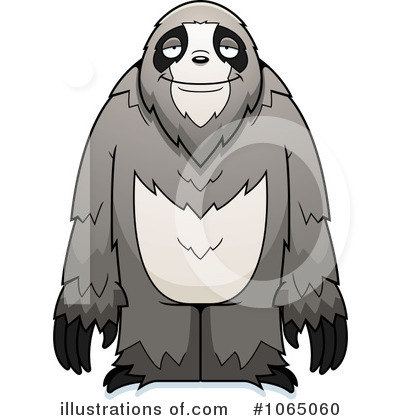Royalty-Free (RF) Sloth Clipart Illustration by Cory Thoman - Stock Sample #1065060