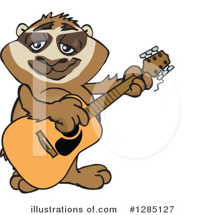 Royalty-Free (RF) Sloth Clipart Illustration by Dennis Holmes Designs - Stock Sample #1285127