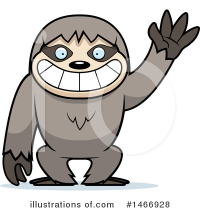 Royalty-Free (RF) Sloth Clipart Illustration by Cory Thoman - Stock Sample #1466928