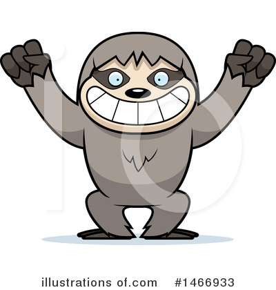 Royalty-Free (RF) Sloth Clipart Illustration by Cory Thoman - Stock Sample #1466933