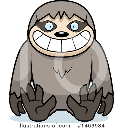 Royalty-Free (RF) Sloth Clipart Illustration by Cory Thoman - Stock Sample #1466934