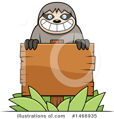 Royalty-Free (RF) Sloth Clipart Illustration by Cory Thoman - Stock Sample #1466935