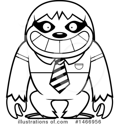 Royalty-Free (RF) Sloth Clipart Illustration by Cory Thoman - Stock Sample #1466956