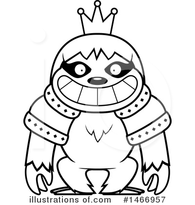 Royalty-Free (RF) Sloth Clipart Illustration by Cory Thoman - Stock Sample #1466957