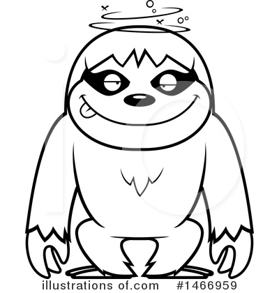 Royalty-Free (RF) Sloth Clipart Illustration by Cory Thoman - Stock Sample #1466959