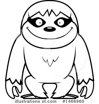 Royalty-Free (RF) Sloth Clipart Illustration by Cory Thoman - Stock Sample #1466960