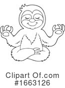 Sloth Clipart #1663126 by visekart