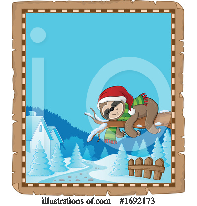 Royalty-Free (RF) Sloth Clipart Illustration by visekart - Stock Sample #1692173