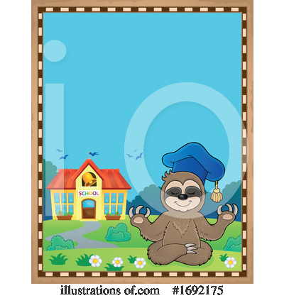 Royalty-Free (RF) Sloth Clipart Illustration by visekart - Stock Sample #1692175