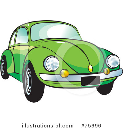 Royalty-Free (RF) Slug Bug Clipart Illustration by Lal Perera - Stock Sample #75696