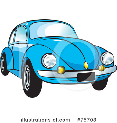 Royalty-Free (RF) Slug Bug Clipart Illustration by Lal Perera - Stock Sample #75703