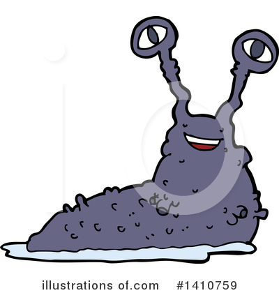 Royalty-Free (RF) Slug Clipart Illustration by lineartestpilot - Stock Sample #1410759