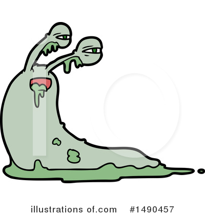 Royalty-Free (RF) Slug Clipart Illustration by lineartestpilot - Stock Sample #1490457