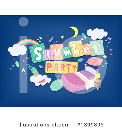 Royalty-Free (RF) Slumber Party Clipart Illustration by BNP Design Studio - Stock Sample #1399895