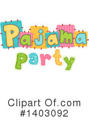 Slumber Party Clipart #1403092 by BNP Design Studio