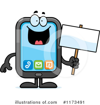 Smart Phone Clipart #1173491 by Cory Thoman