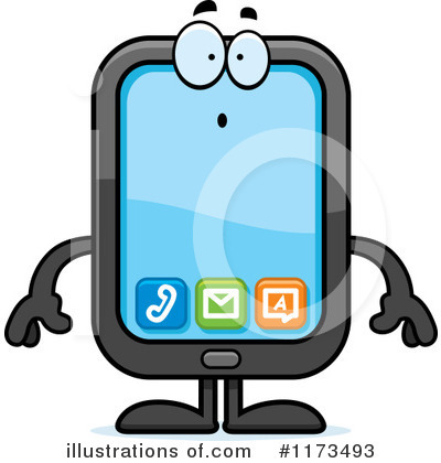 Cell Phone Clipart #1173493 by Cory Thoman