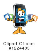 Smart Phone Clipart #1224483 by Mascot Junction
