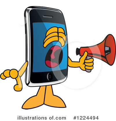 Smart Phone Clipart #1224494 by Toons4Biz