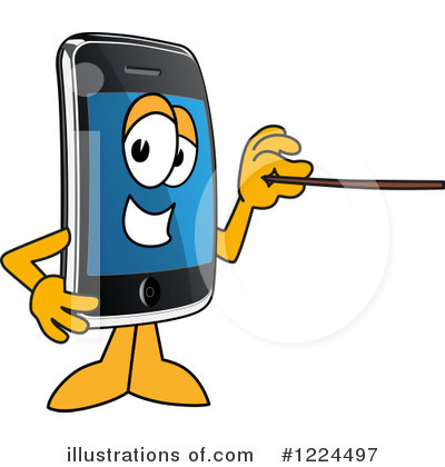 Smart Phone Clipart #1224497 by Toons4Biz