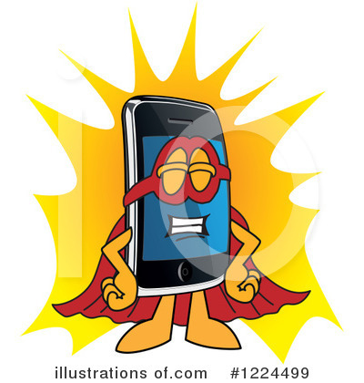 Smart Phone Clipart #1224499 by Toons4Biz
