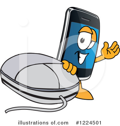 Smart Phone Clipart #1224501 by Toons4Biz