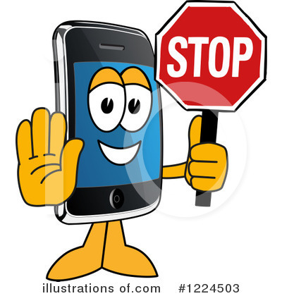 Smart Phone Clipart #1224503 by Toons4Biz