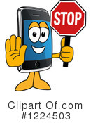Smart Phone Clipart #1224503 by Mascot Junction
